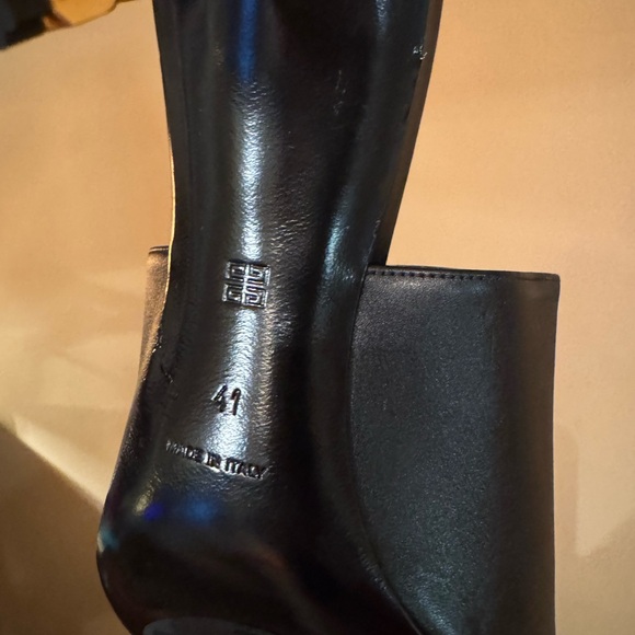 Givenchy G Cube Leather Mules Brand New Sheer Elegance - Picture 4 of 8